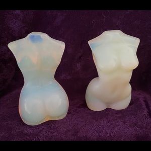 Opalite carved Venus Goddess, woman’s body 3”